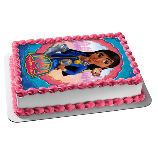 Mira Royal Detective Mikku Chikku Edible Cake Topper Image ABPID52156