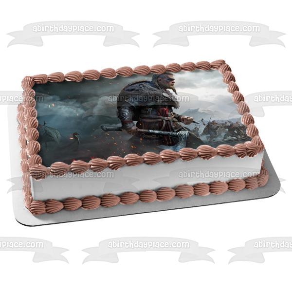 Assassin's Creed Edible Birthday Cake Topper
