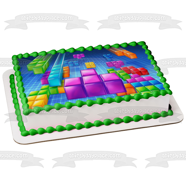 Imagen comestible para decoración de tarta Tetris Ultimate ABPID00058 