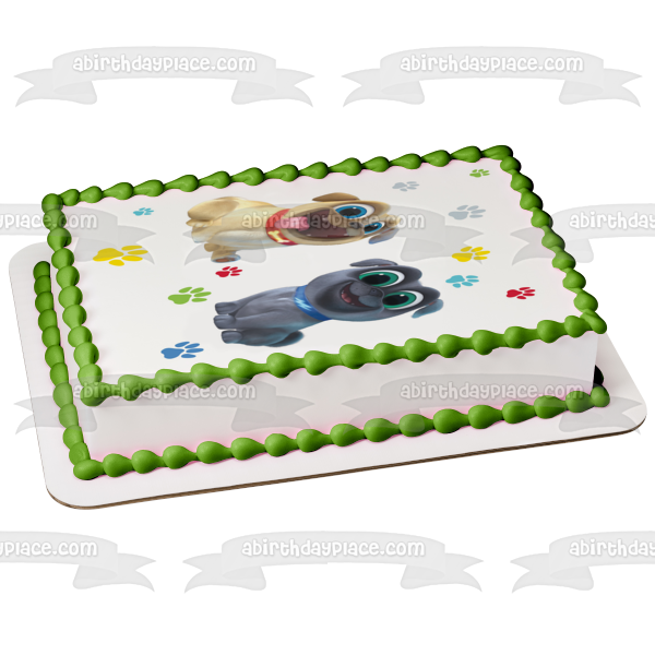 Puppy Dog Pals Puppy Paw Prints Bingo Rolly - Decoración comestible para tarta, imagen ABPID00175 