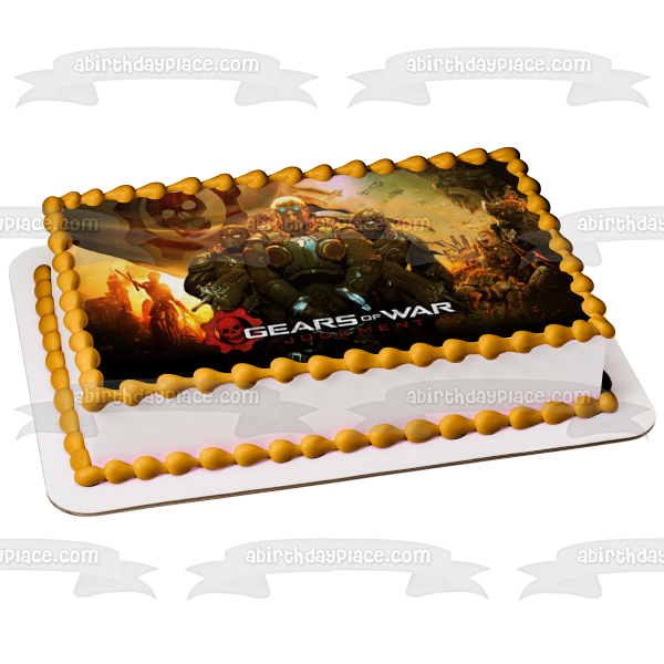 Gears of War Judgement Edible Cake Topper Image ABPID00176