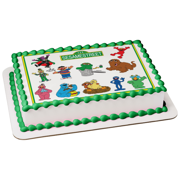 Sesame Street Images Personalizable Edible Cake Topper Image ABPID5226 ...