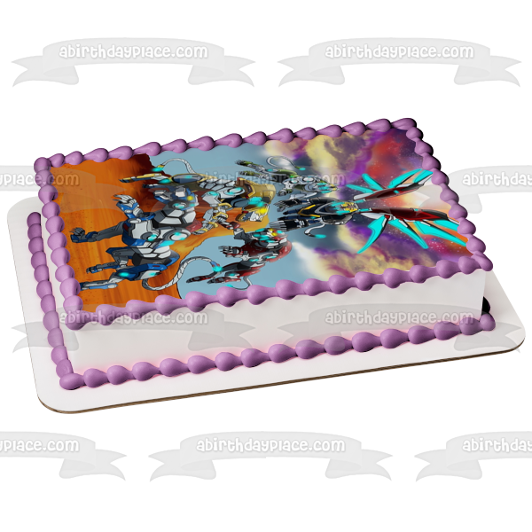 Voltron: Defensor legendario Leones Paladines Imagen comestible para decoración de tarta ABPID52267 