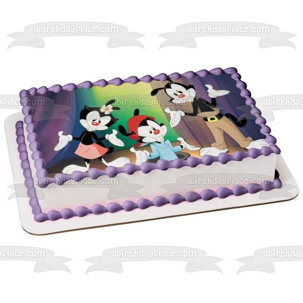 Animaniacs Wakko Warner Dot Warner Yakko Warner Edible Cake Topper Image ABPID00213