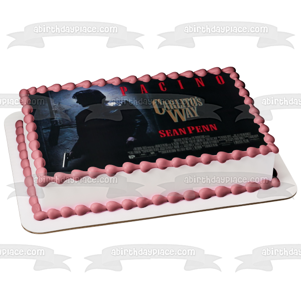 Carlito's Way Movie Gangster Edible Cake Topper Image ABPID52296