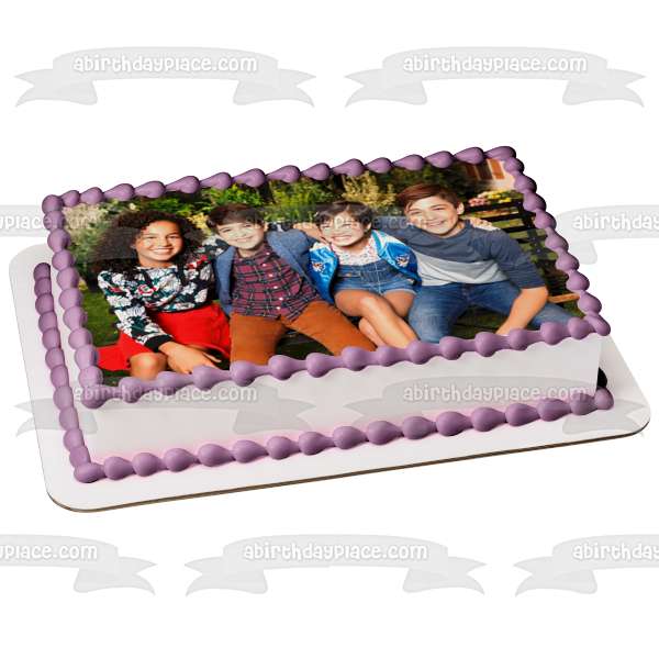 Andi Mack Cyrus Goodman Buffy Driscoll Jonah Beck Decoración comestible para tarta imagen ABPID00267 