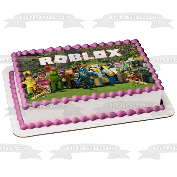 Roblox Assorted Characters and Skins Edible Cake Topper Image ABPID00287