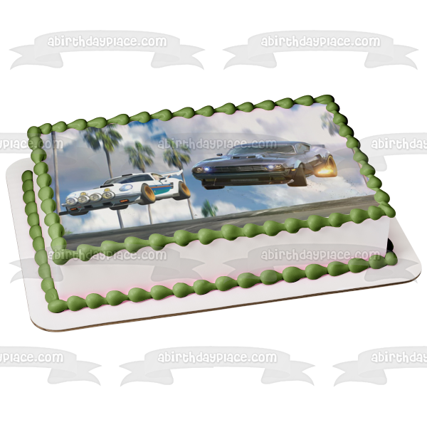 Imagen comestible para tarta de Fast and Furious Spy Racers Cars Jumping ABPID00298 