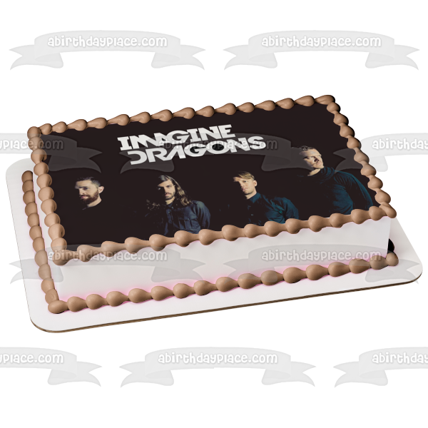 Imagine Dragons Dan Reynolds Daniel Wayne Sermón Ben McKee Daniel Platzman Imagen comestible para tarta ABPID00359 