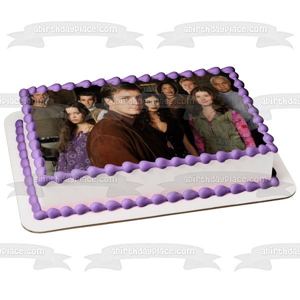 Firefly Serenity Malcolm Zoe Wash Inara Jayne Kaylee Simon River Shepherd Edible Cake Topper Image ABPID00420