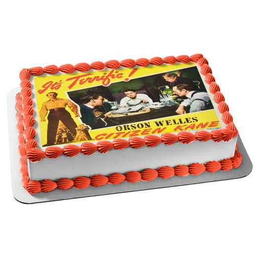 Citizen Kane Orson Welles It's Terrific Edible Cake Topper Image ABPID00563