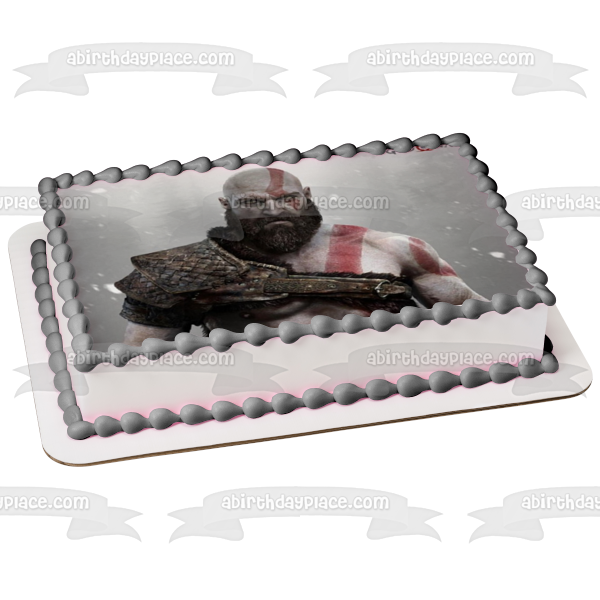 Imagen comestible para tarta de videojuego God of War Kratos ABPID00565 