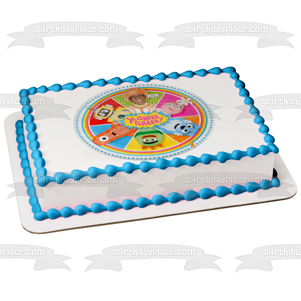 Yo Gabba Gabba! Hola amigos Toodee Muno y Brubee adorno comestible para tarta imagen ABPID00569 