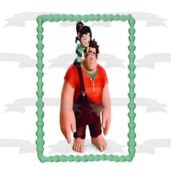 Wreck-It Ralph Vanellope Von Schweetz Disney Edible Cake Topper Image ABPID00623