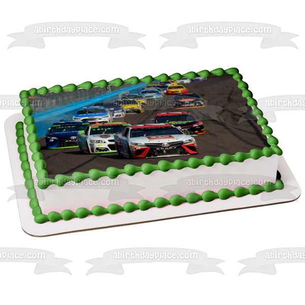 Imagen comestible para tarta de Nascar Racing Track Cars ABPID00656 