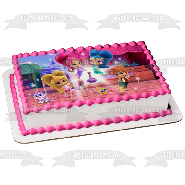 Shimmer y Shine Leah Zac Tala Nahal Imagen comestible para decoración de tarta ABPID00072 