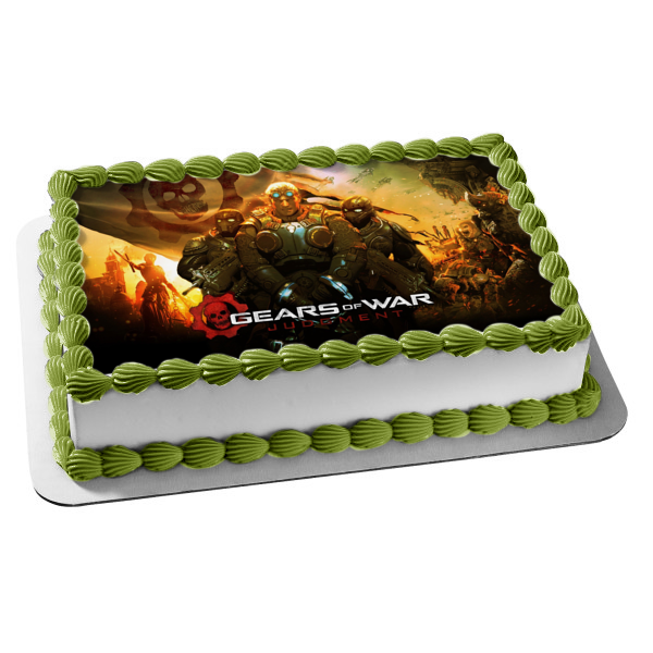 Gears of War Judgement Edible Cake Topper Image ABPID00176