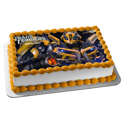 Transformers Dark of the Moon Bumblebee Autobots Edible Cake Topper Image ABPID00421