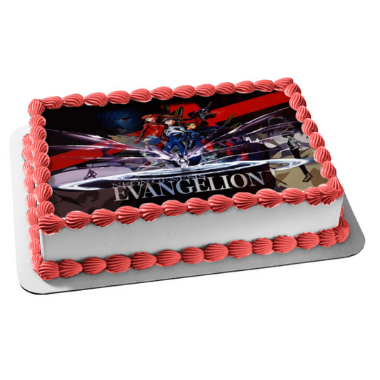 Neon Genesis Evangelion Bienvenido al Apocalipsis Mecha Personajes variados Imagen comestible para decoración de tarta ABPID00494 