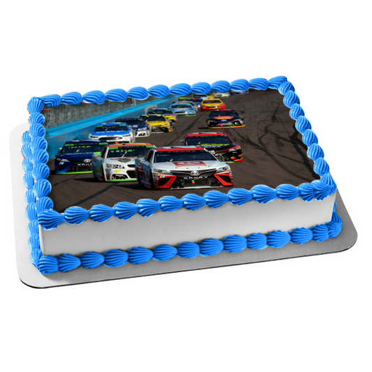 Imagen comestible para tarta de Nascar Racing Track Cars ABPID00656 