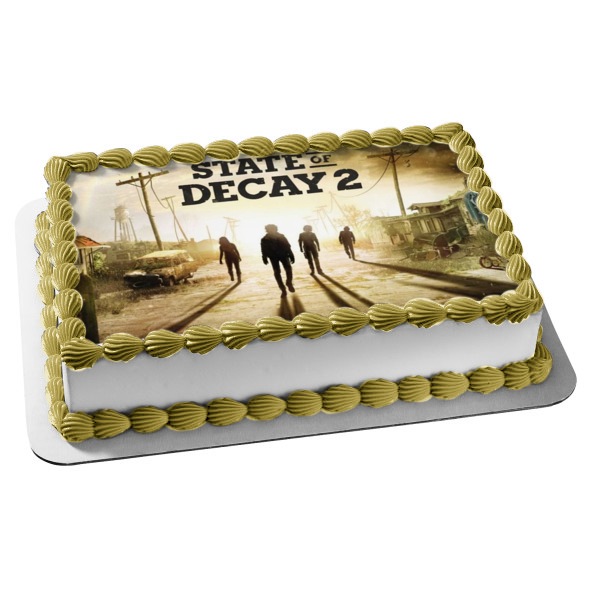 Imagen comestible para decoración de tarta de State of Decay 2 Zombies ABPID00667 