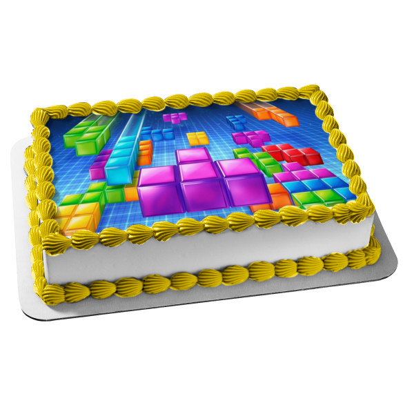 Tetris Ultimate Edible Cake Topper Image ABPID00058