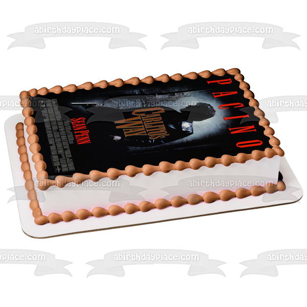 Decoración comestible para tarta con diseño de gángster de la película Carlito's Way ABPID52295 