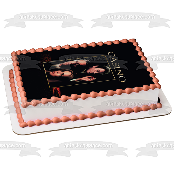 Casino Movie Gangster Edible Cake Topper Image ABPID52297