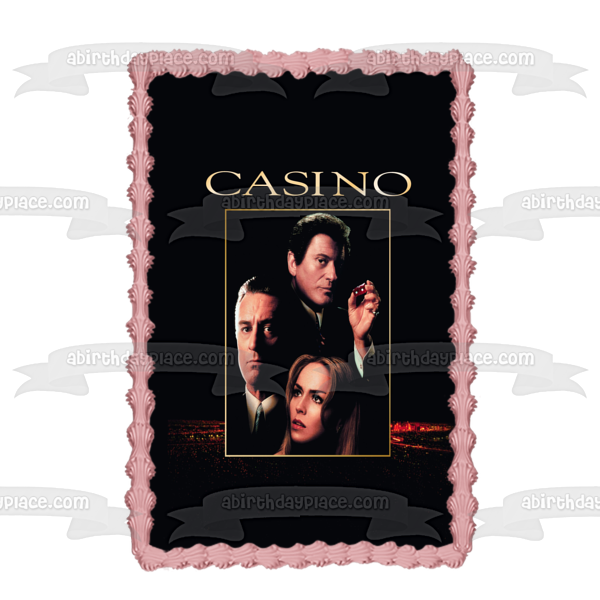 Casino Movie Gangster Edible Cake Topper Image ABPID52297