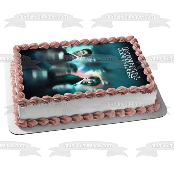 Imagen comestible para tarta de gángster de la película Infernal Affairs ABPID52302 