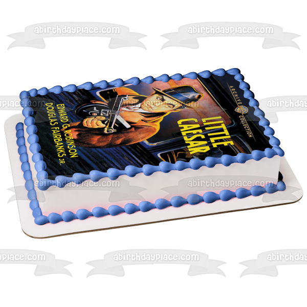 Imagen comestible para tarta de gángster de la película Little Caesar ABPID52303 