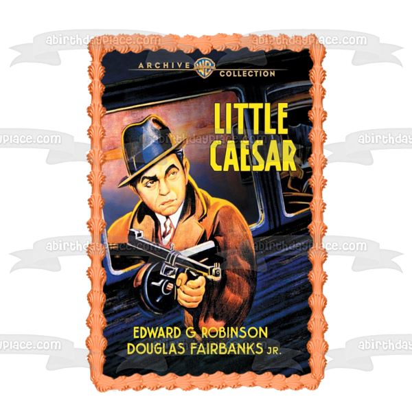 Imagen comestible para tarta de gángster de la película Little Caesar ABPID52303 