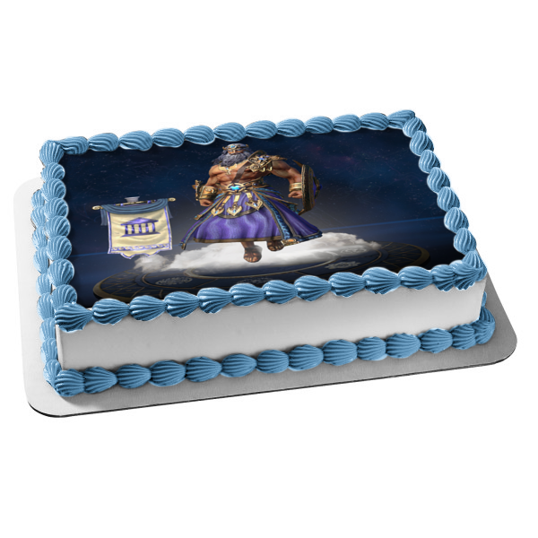 Smite Zeus Edible Cake Topper Image ABPID52312