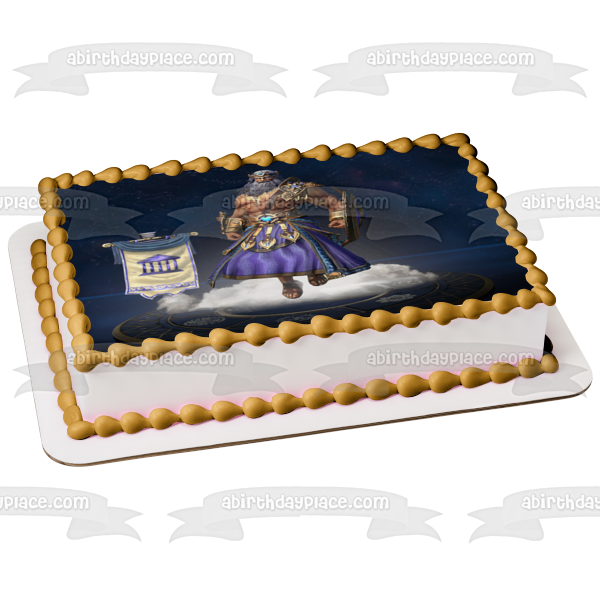 Imagen comestible para decoración de tarta Smite Zeus ABPID52312 