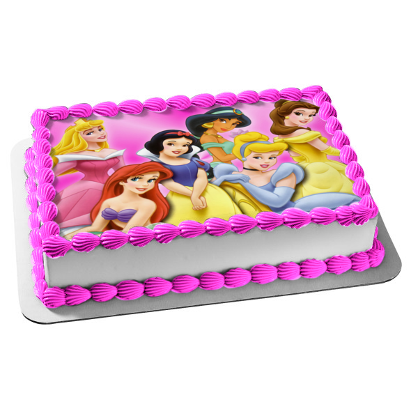 Disney Princess Birthday Fondant Cake - Bakersfun