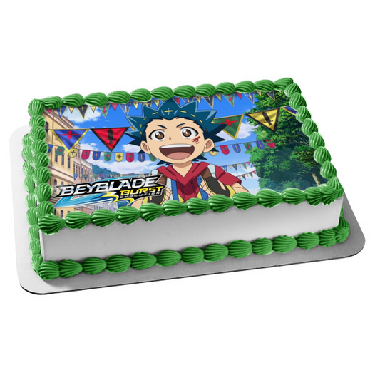 Imagen comestible para tarta de Beyblade Burst Evolution Valt Aoi ABPID00804 