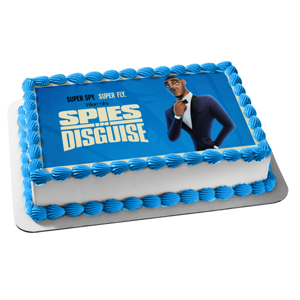 Spies In Disguise Super Spy Super Fly Lance Sterling Edible Cake Topper Image ABPID51105