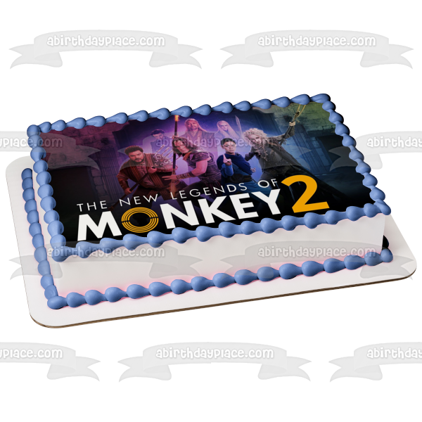 The New Legends of Monkey 2tripitaka Sandy Monkey Pigsy Font Demon Davari Imagen comestible para decoración de tarta ABPID52376 