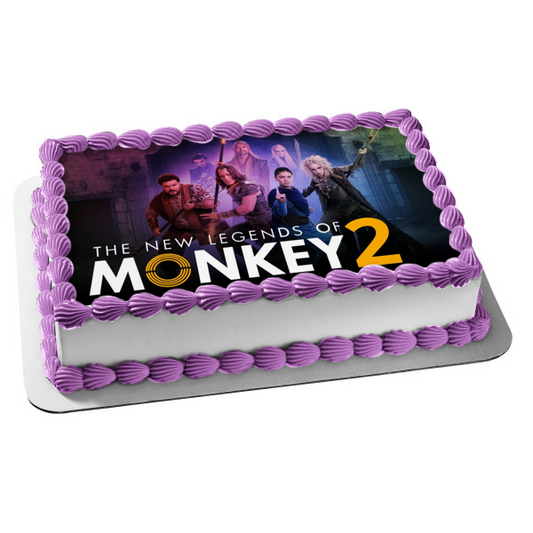 The New Legends of Monkey 2tripitaka Sandy Monkey Pigsy Font Demon Davari Edible Cake Topper Image ABPID52376