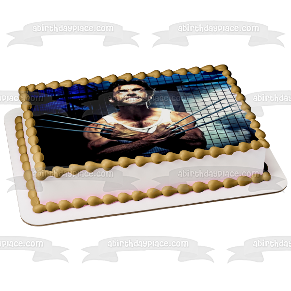 Imagen comestible para decoración de tarta de Wolverine de X-Men ABPID04909 