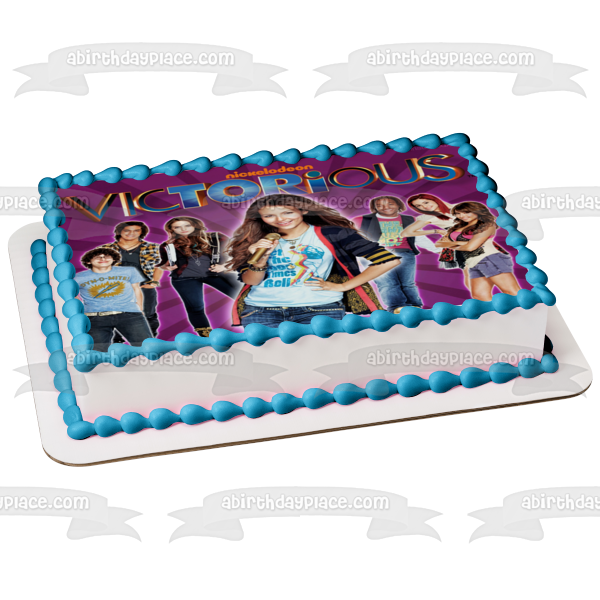 Victorious Tori Jade Cat Beck Robby Trina y Andre Imagen comestible para decoración de tarta ABPID05780 