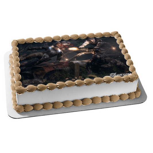 Gears of War 4 Marcus Fenix Edible Cake Topper Image ABPID52537