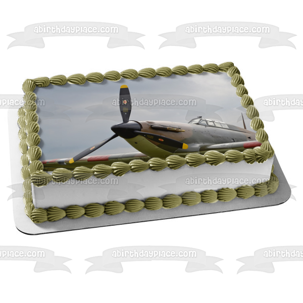 Focke-Wulf Fw 190 Airplane Edible Cake Topper Image ABPID52531