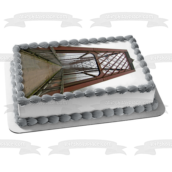 Imagen comestible para tarta con puente de camping de Armitage Park ABPID52543 