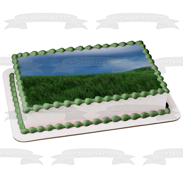 Imagen de decoración comestible para tarta con paisaje de nubes de Grassy Knoll ABPID52551 