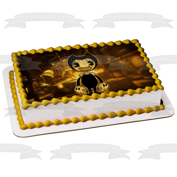 Bendy and the Ink Machine Humanoid Monster Bendy Edible Cake Topper Image ABPID50497