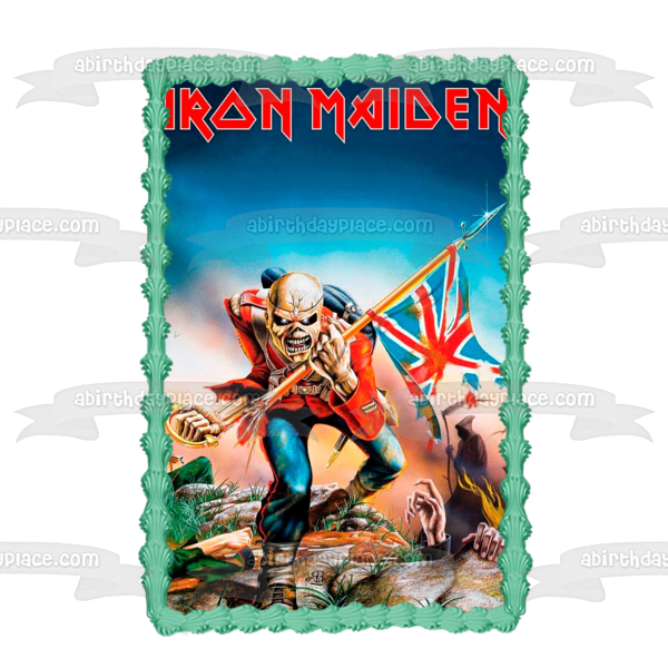 Iron Maiden Rock Band Music Eddie the Mascot Edible Cake Topper Image ABPID10664