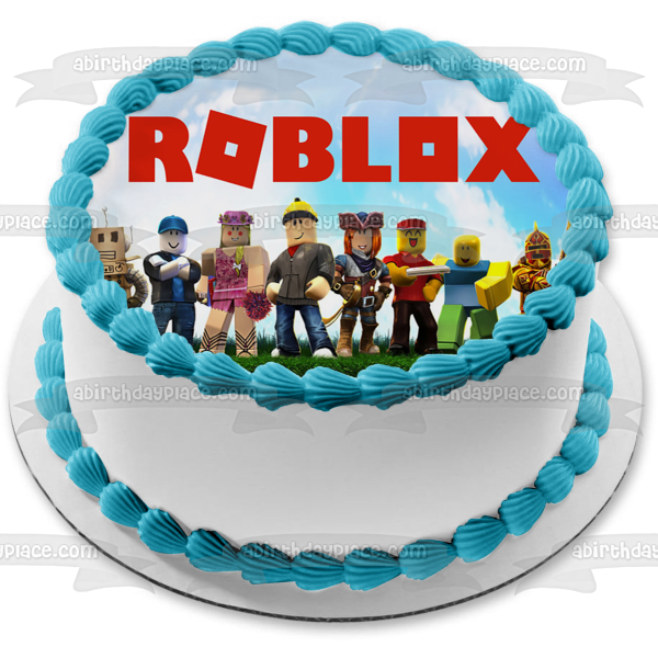 Roblox Boy – Rectangle Edible Cake Topper – Edible Cake Toppers