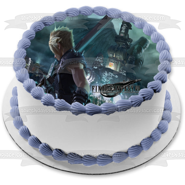 Imagen comestible para tarta de Final Fantasy 7 Remake Cloud Strife ABPID51927 