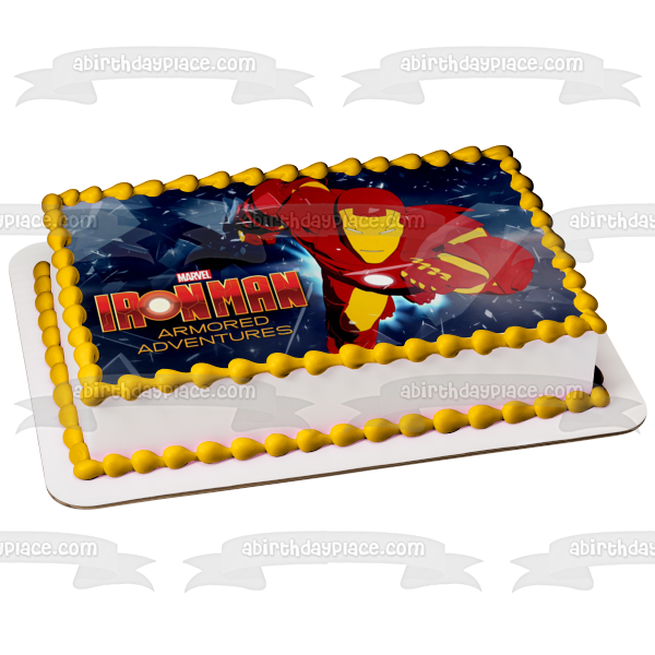 Iron Man: Armored Adventures Edible Cake Topper Image ABPID52420